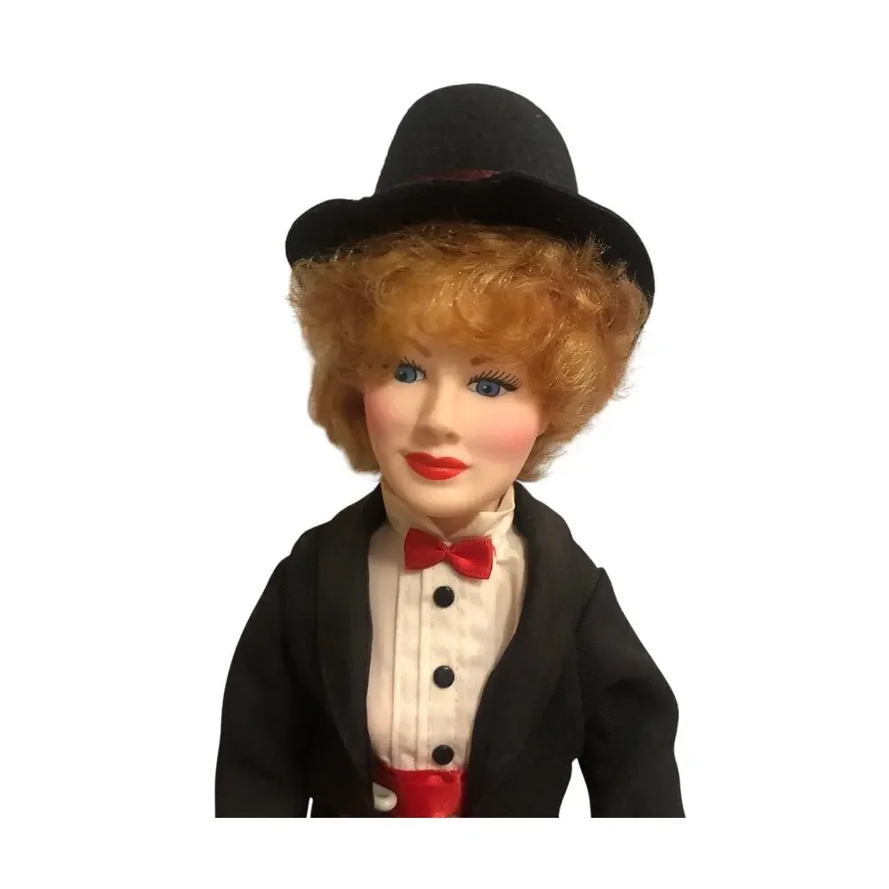 Vintage 1985 Effanbee Lucille Ball “Here’s Lucy” Legend Series Doll 16” w/ Stand